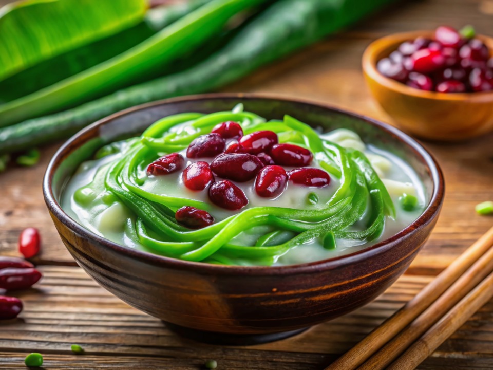 Peranakan dessert Chendol.