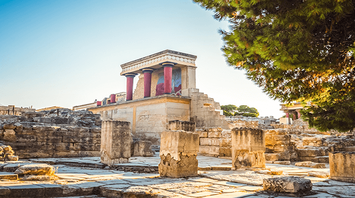  Minoan temple complex Crete is the Palace of Knossos
