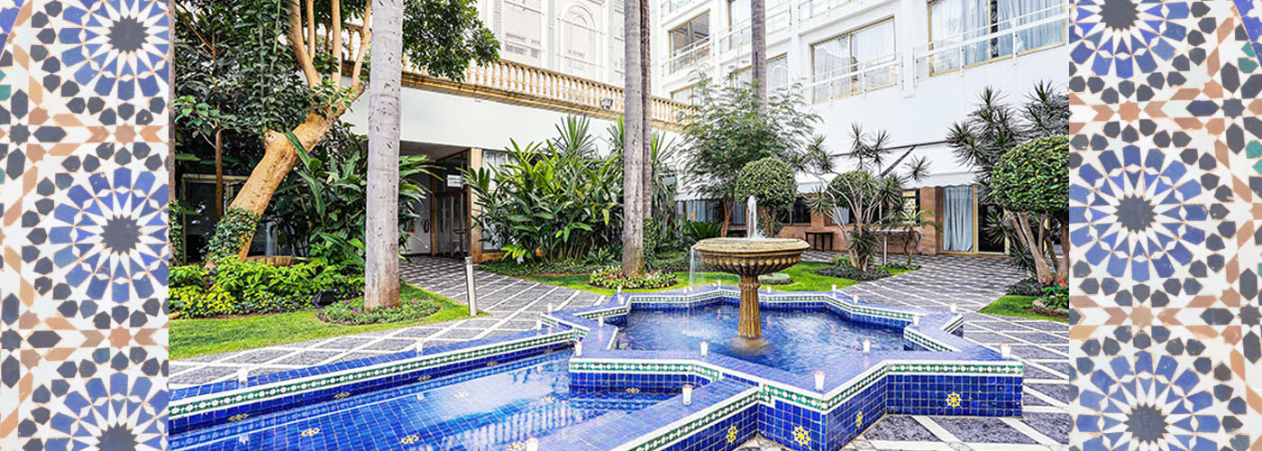 Rabat Hotel La Tour Hassan fountain 1