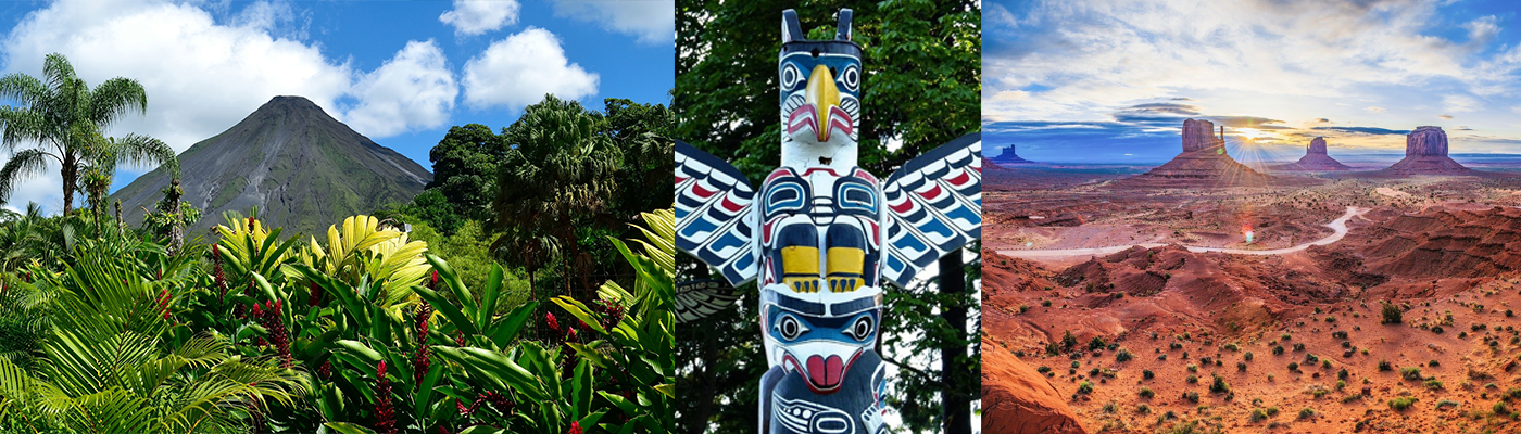 The Americas Costa Rica Canada USA