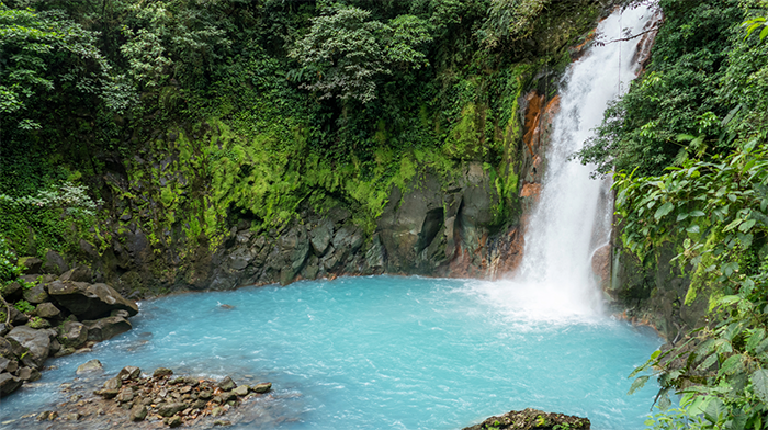 Waterfall Pristine Beauty Costa Rica holiday featuring rainforest escapes, eco-lodges, and tranquil coastal retreats