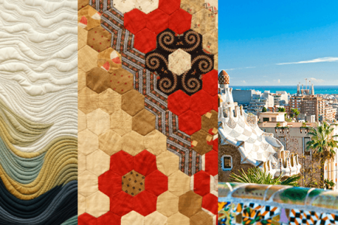 Textile inspiration Festival Internacional de Patchwork Sitges 2026 Banner