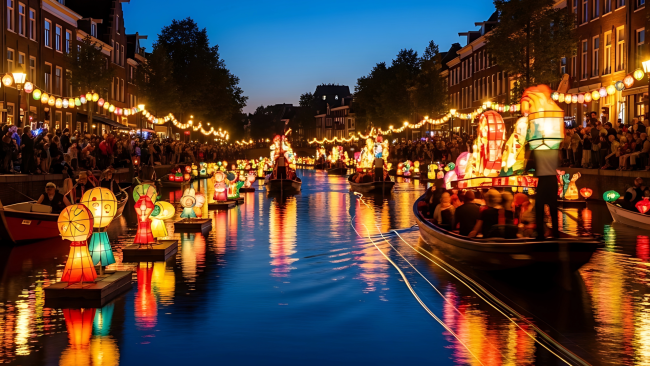 Light Festival Amsterdam 15 years of light art Holiday in January